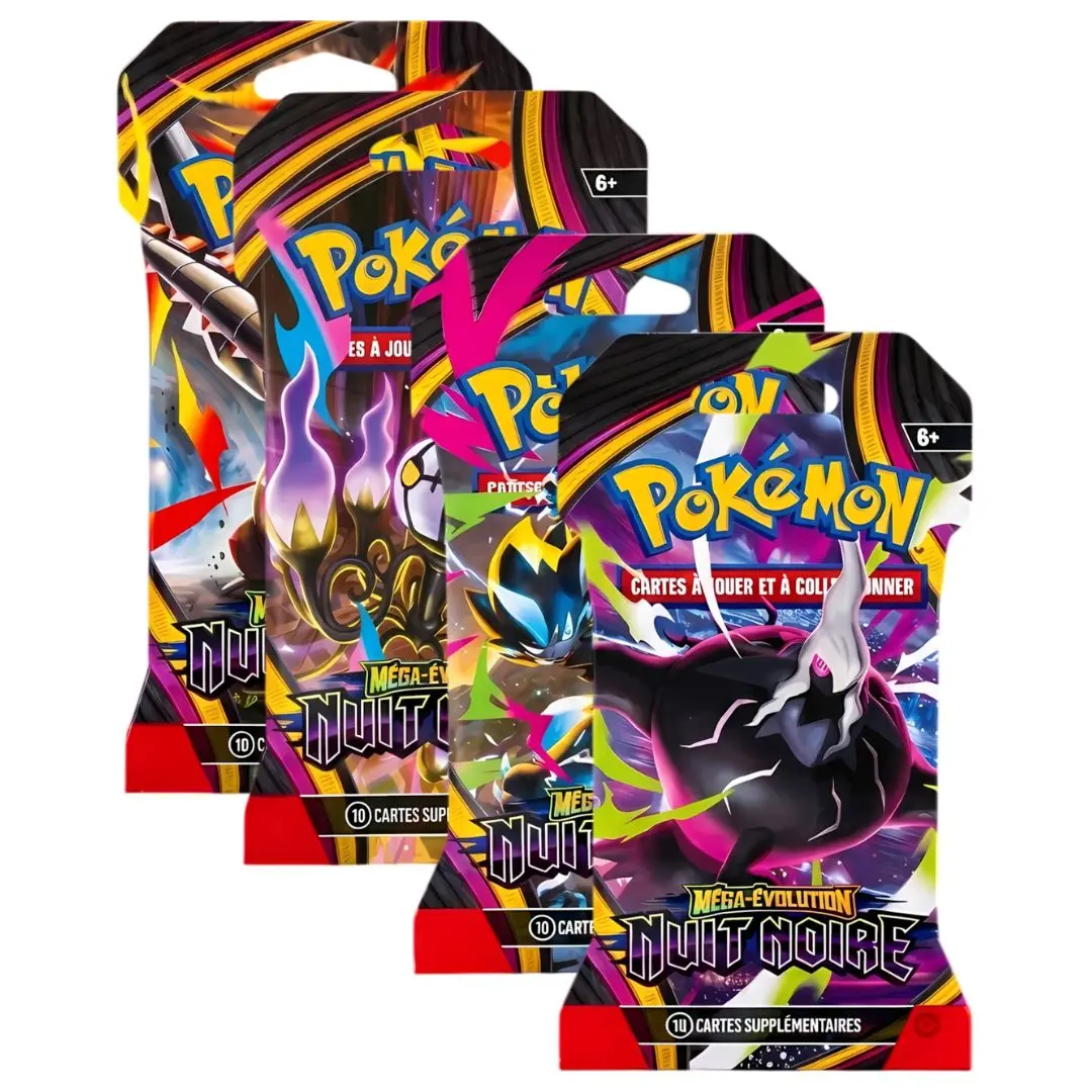Booster sous blister Méga-Évolution – Nuit Noire — Blister ME05